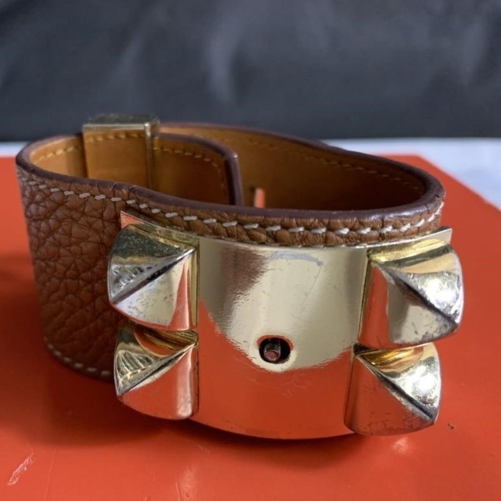 Hermes Collier De Chien Bracelet (WORN)